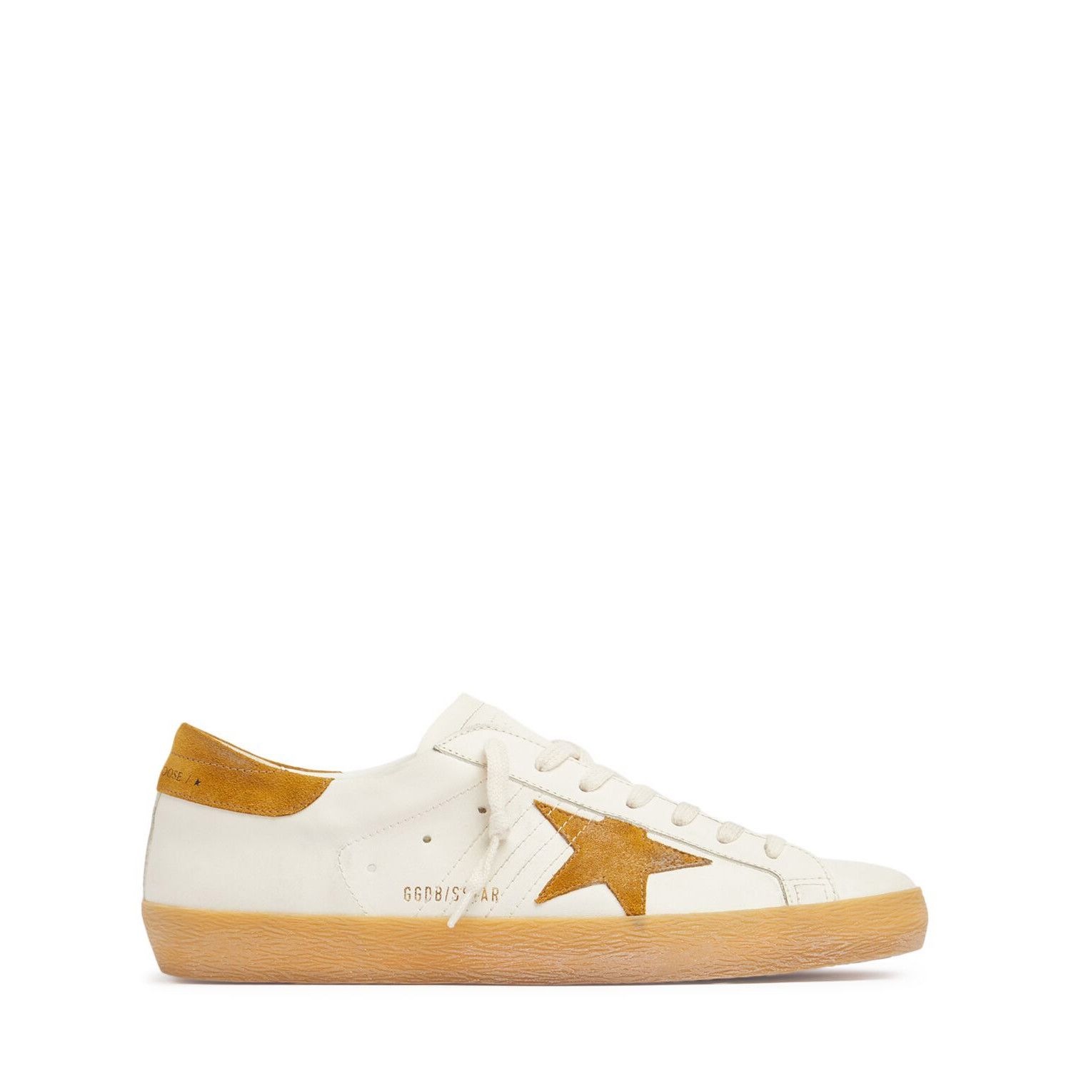 GOLDEN GOOSE Ball Star Men's White/Brown Sneakers New & Auth