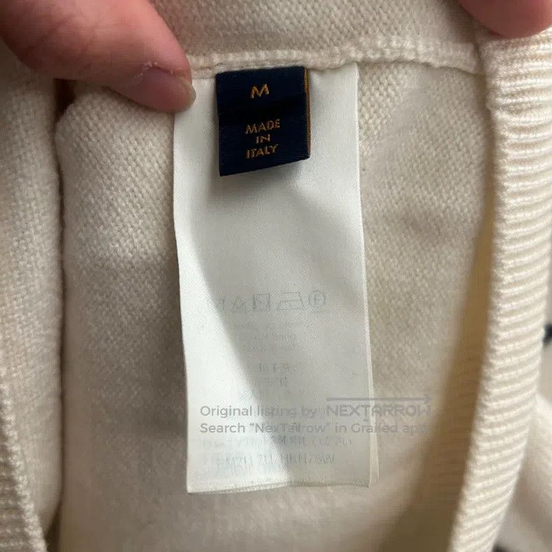 Louis Vuitton Louis Vuitton White clock sweater Size US M / EU 48-50 / 2 - 4 Thumbnail