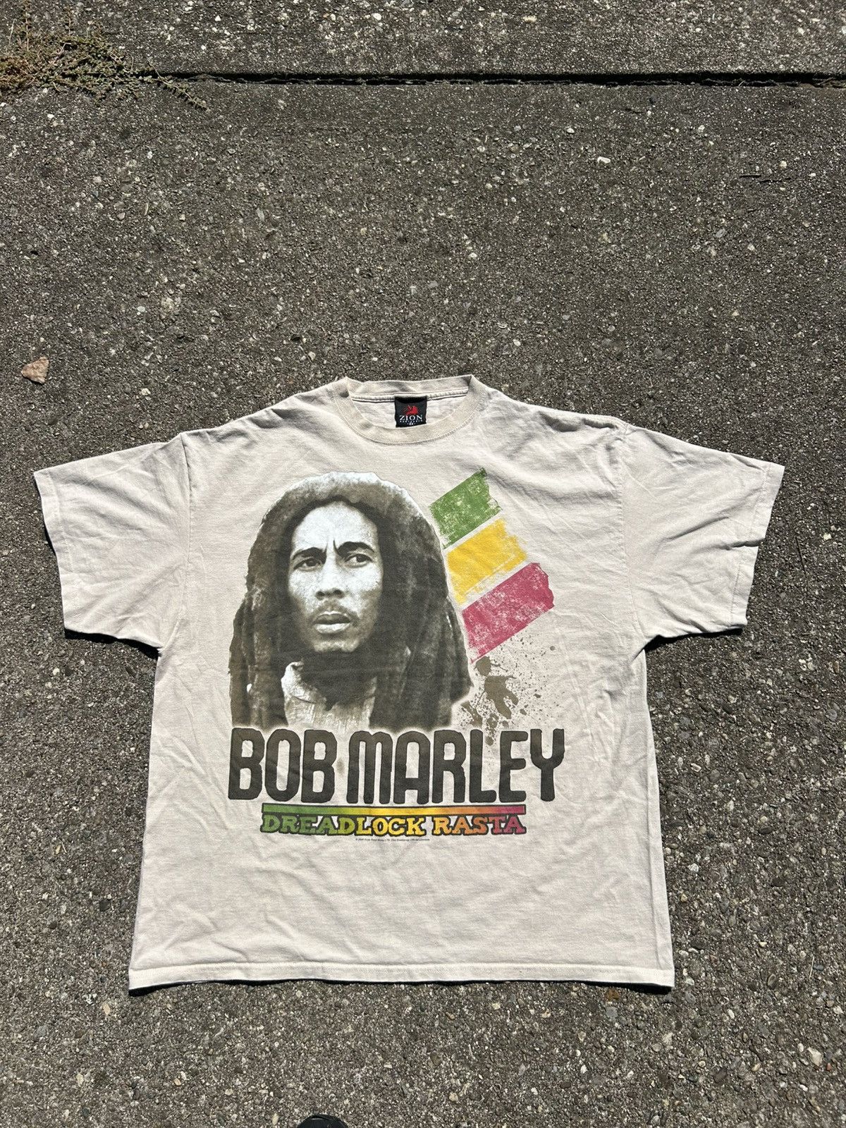 Zion Rootswear Vintage Y2K Zion Rootswear Bob Marley Dreadlock Rasta Tshirt Size US XXL / EU 58 / 5 - 9 Thumbnail
