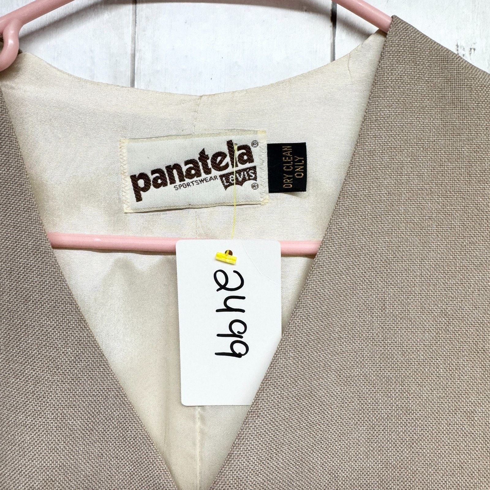 Levi's Vtg Panatela Levi's Vest Chest 41" Blended Fabric Sleeveless Size US L / EU 52-54 / 3 - 5 Thumbnail