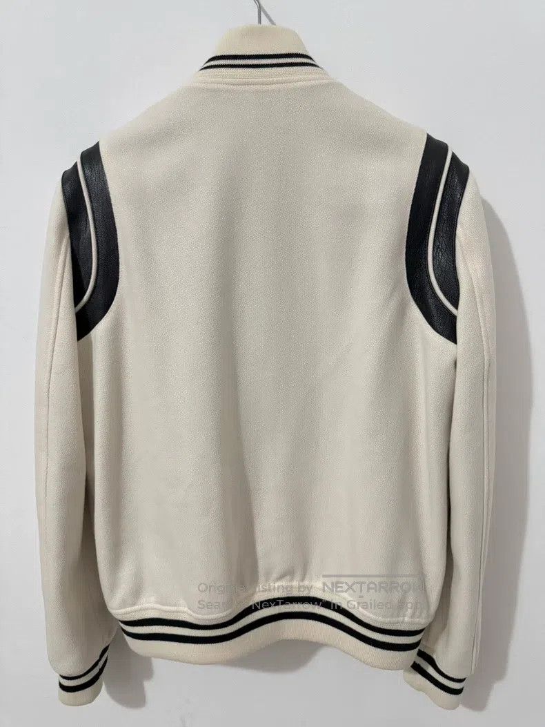 Saint Laurent Paris Saint Laurent Paris Wool and leather patched black and whi Size US M / EU 48-50 / 2 - 2 Thumbnail