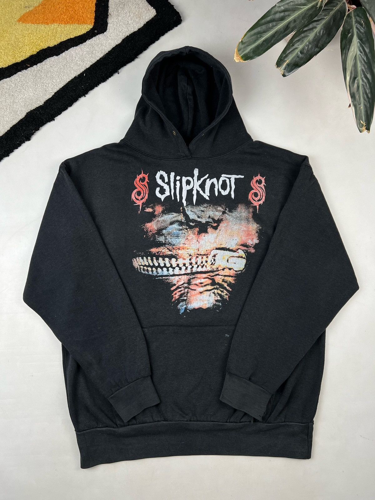 Band Tees × Slipknot × Vintage Slipknot Vintage Rock Metal Band Hoodie Rare Print Hype Size US M / EU 48-50 / 2 - 3 Thumbnail