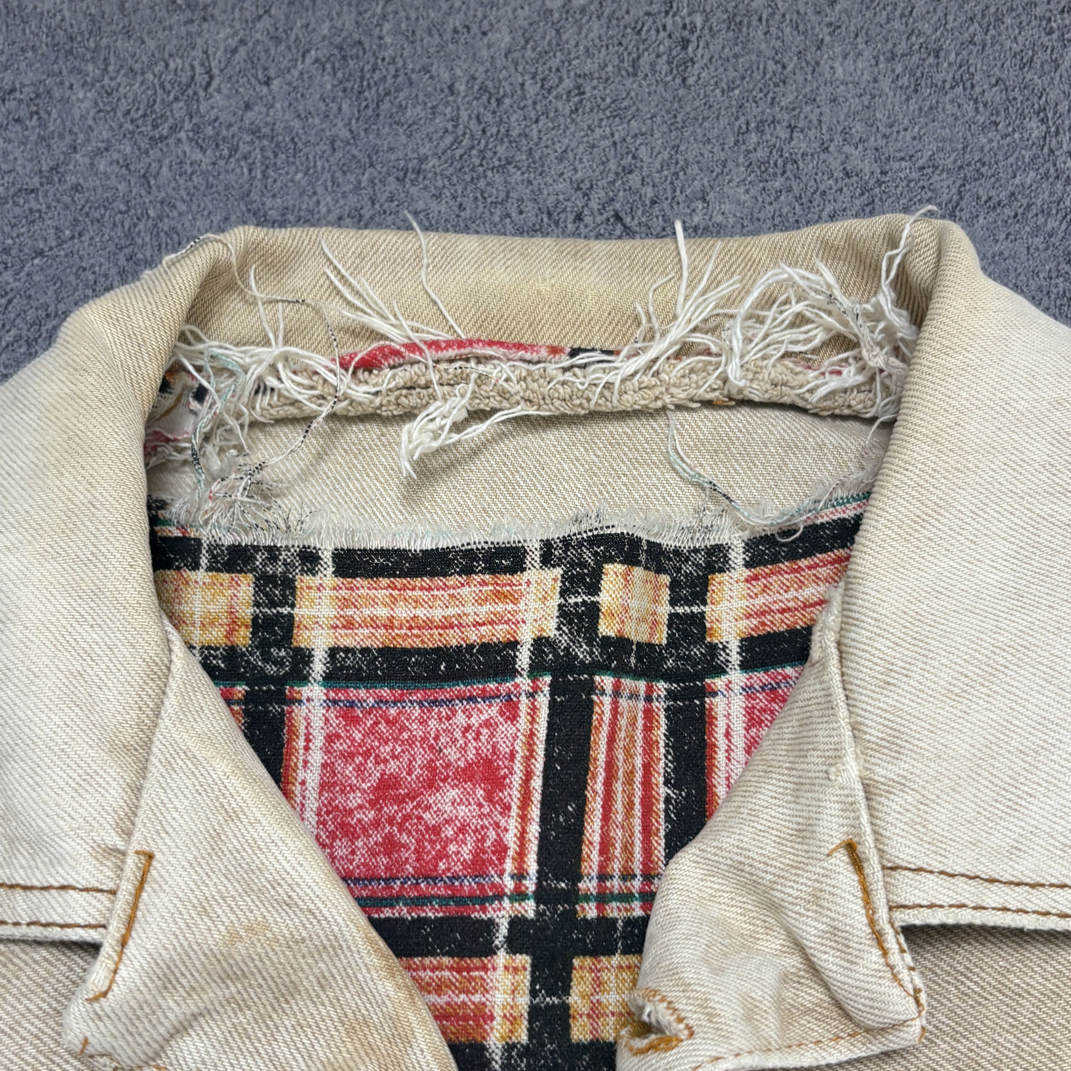Levi's Vintage 90s Levi's Blanket Lined Trucker Jacket Workwear Size US L / EU 52-54 / 3 - 16 Thumbnail