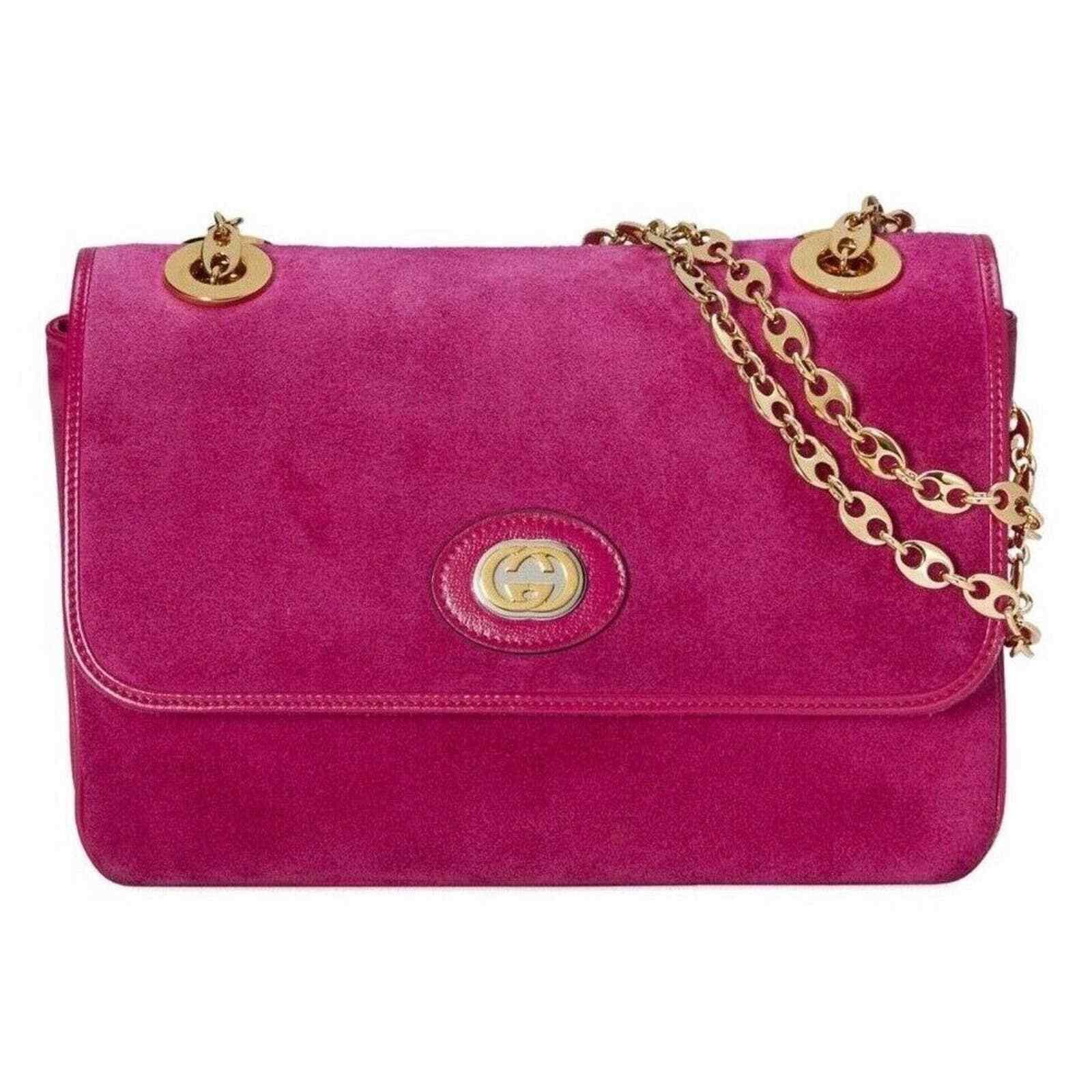Gucci Gucci Marina Small Gold Logo Chain Shoulder Crossbody Bag Size ONE SIZE - 1 Thumbnail