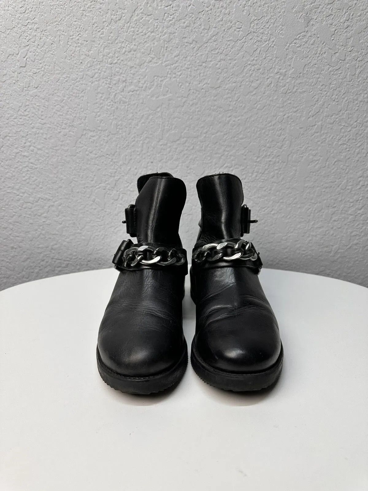 A.S.98 Leather Vintage Boots Avant-Garde Style BROGUE Size US 9 / IT 39 - 5 Thumbnail