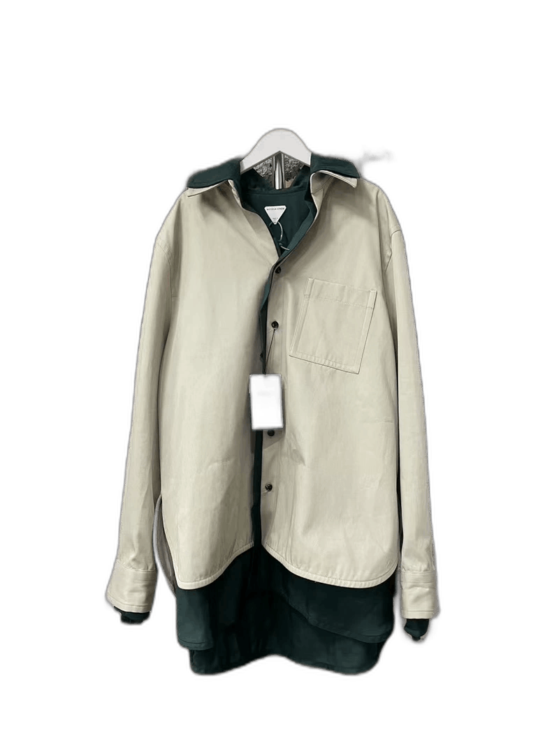 Bottega Veneta Bottega Veneta New Double Layer Shirt Jacket Size US L / EU 52-54 / 3 - 1 Thumbnail
