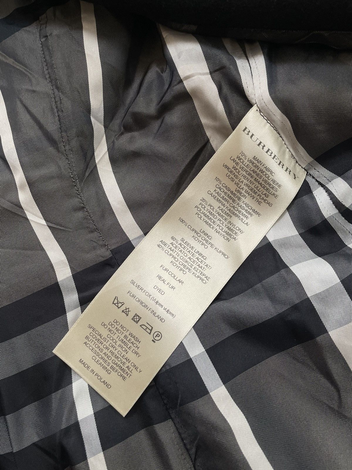 Burberry Burberry Cashmere Blend Double-breasted Coat Size S / US 4 / IT 40 - 5 Thumbnail