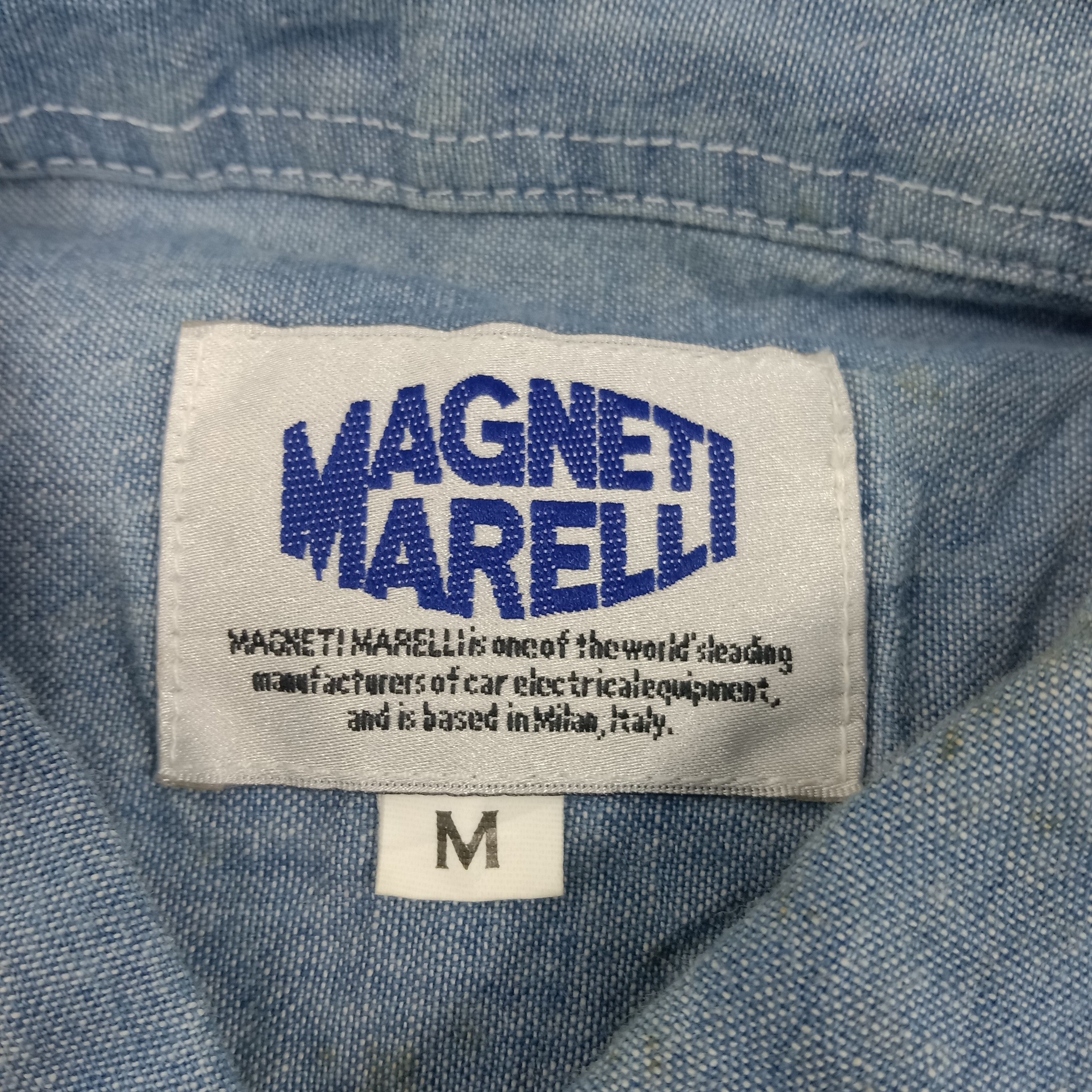 Ferrari × Vintage Ferrari Magneti Marelli Racing F1 Shirt Button Up Size US XL / EU 56 / 4 - 4 Thumbnail