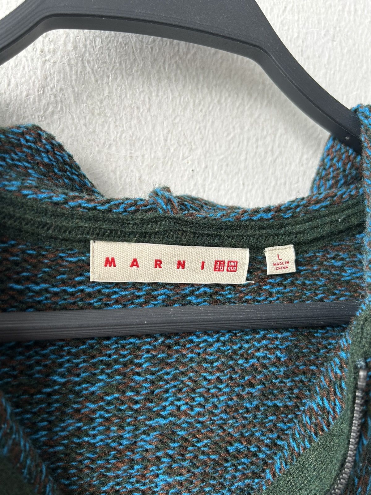Marni × Uniqlo Marni Uniqlo Knit Hoodie Size US L / EU 52-54 / 3 - 16 Thumbnail