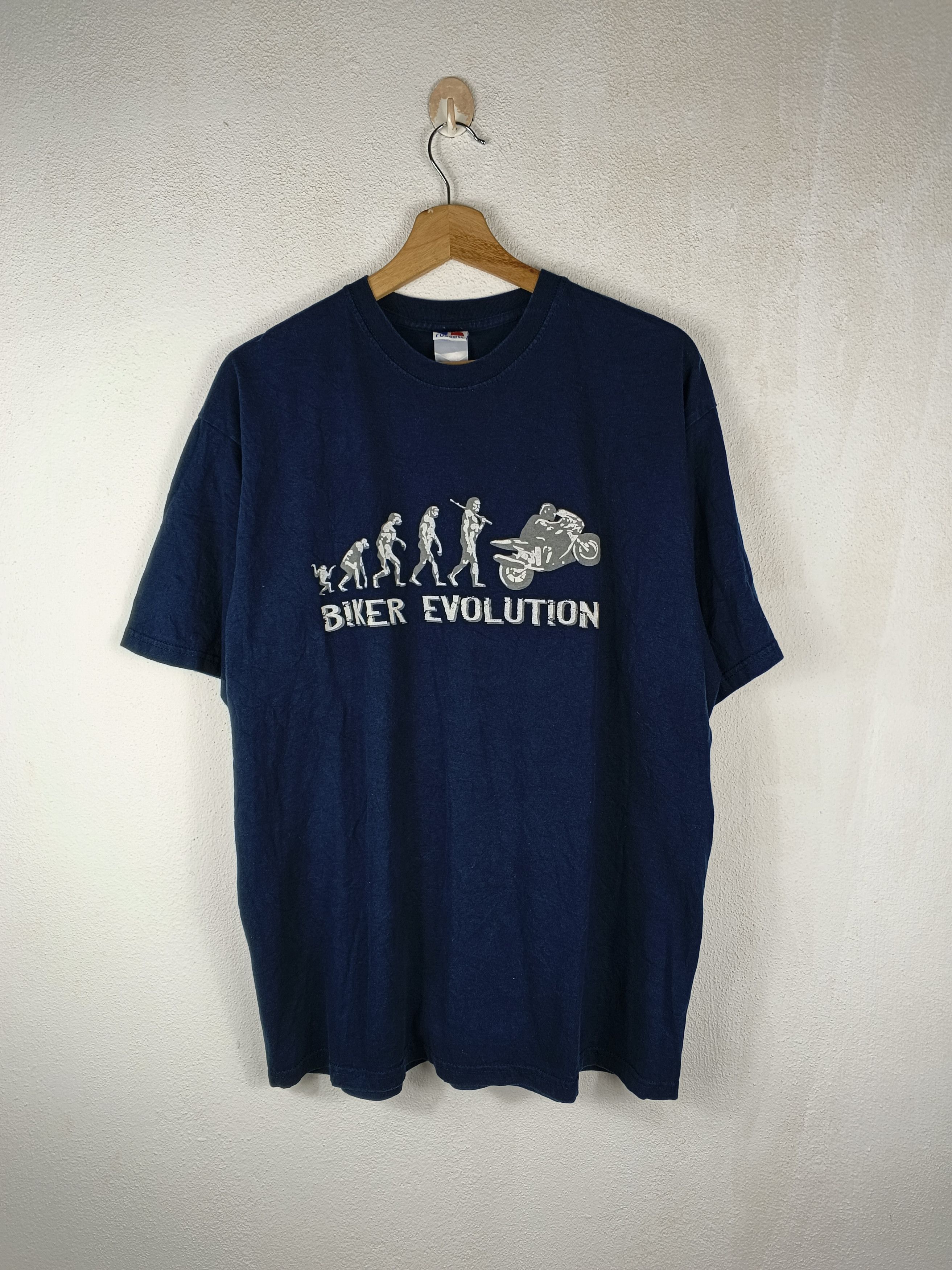 Russell Athletic Vintage parody Bikers Evolution Size US XL / EU 56 / 4 - 1 Thumbnail