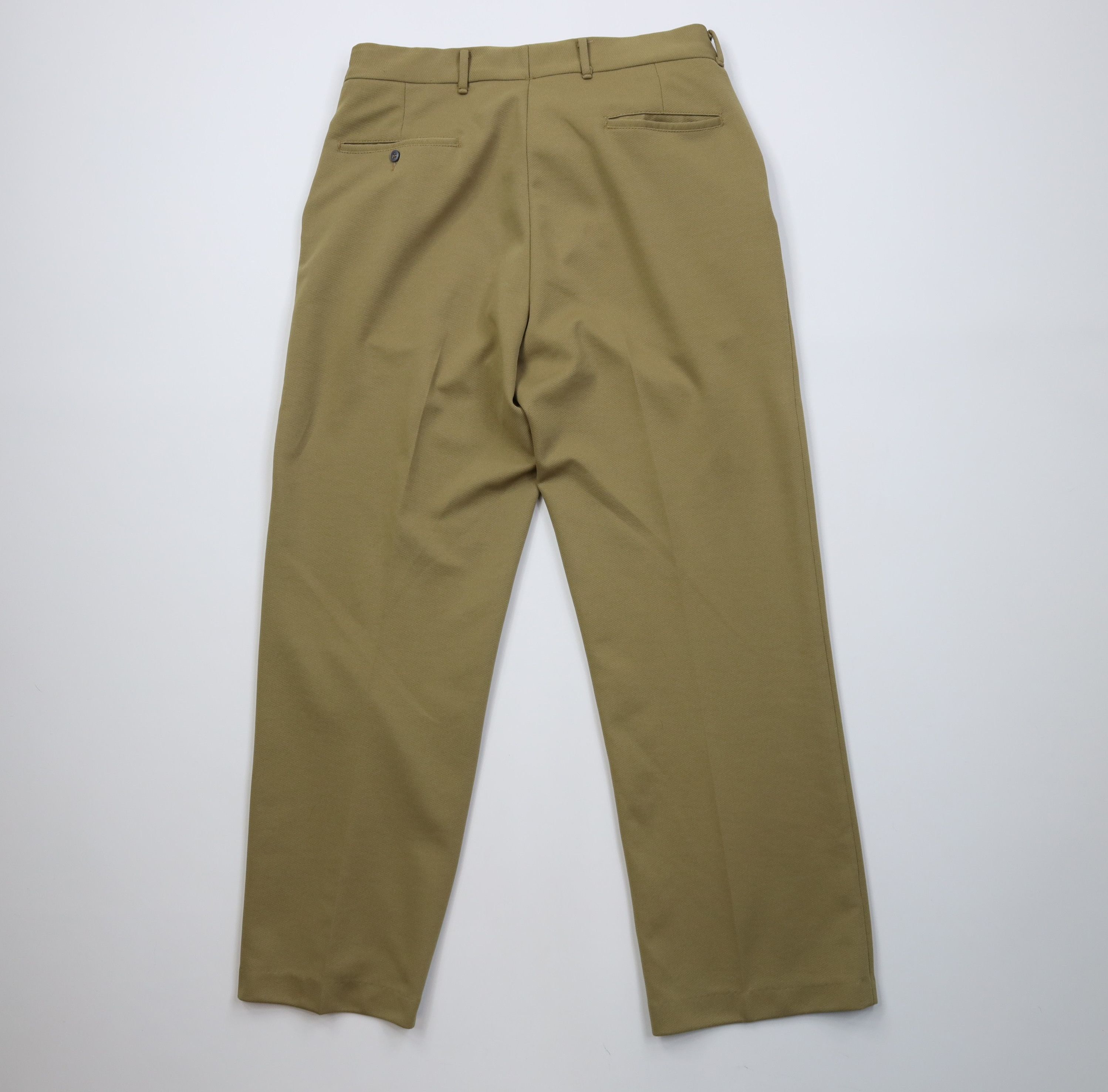 Vintage Vintage 70s Streetwear Flared Wide Leg Chino Pants Beige USA Size US 34 / EU 50 - 7 Thumbnail