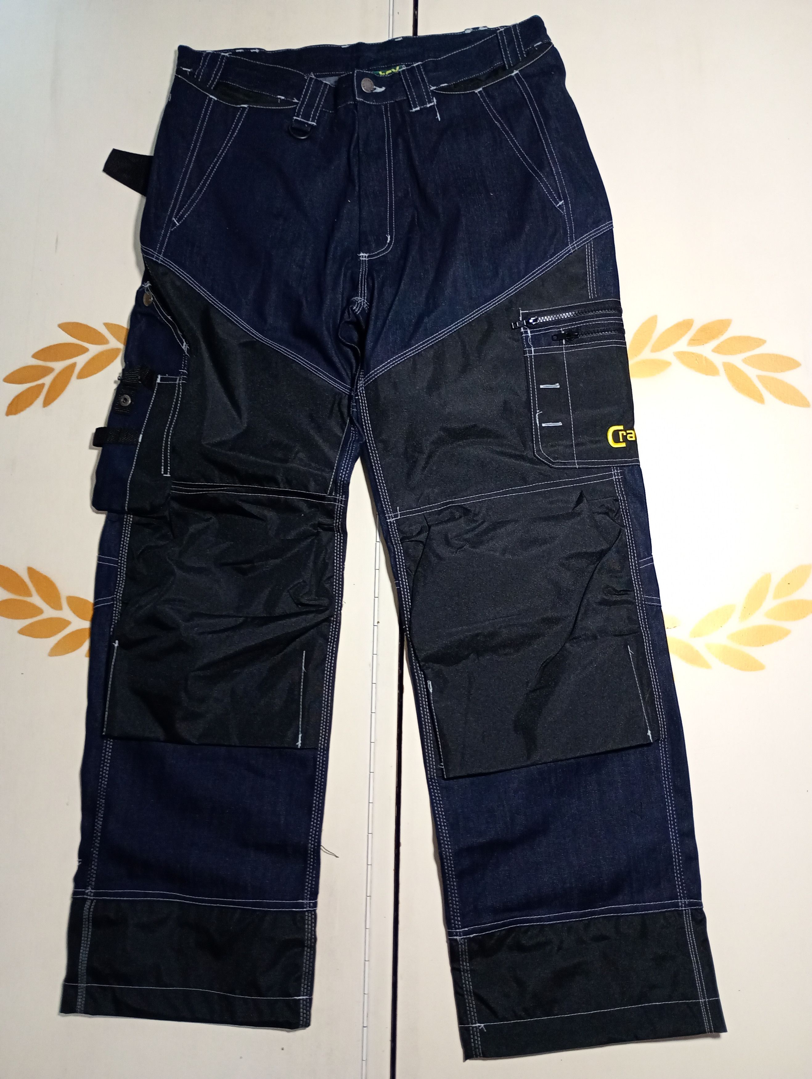 Vintage Cratex Workwear Baggy Jeans size 50 Size US 34 / EU 50 - 3 Thumbnail