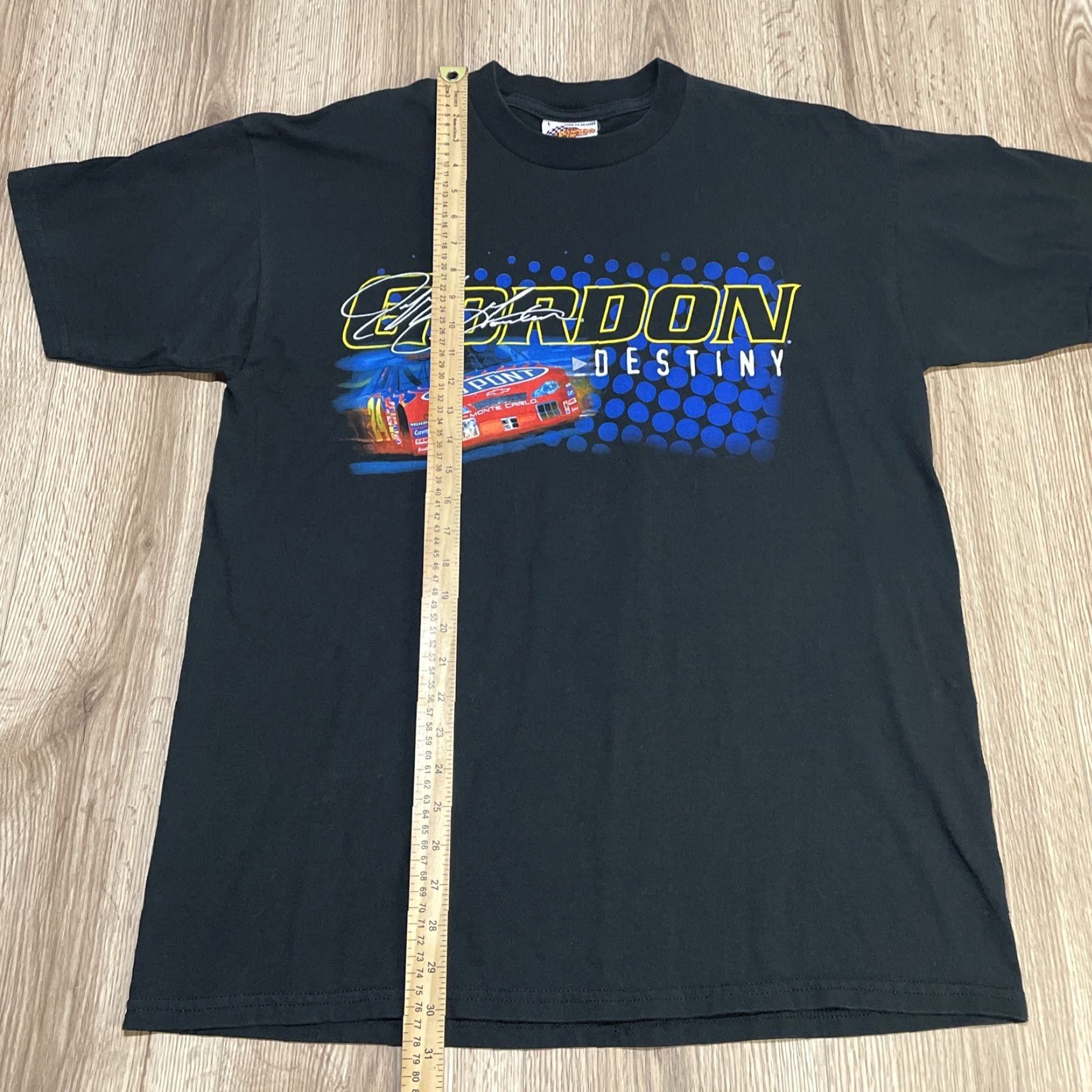 NASCAR VINTAGE Winner's Circle NASCAR T-Shirt Large Black Men’s 2002 Jeff Gordon DestinY Winner's Circle Size US L / EU 52-54 / 3 - 4 Thumbnail