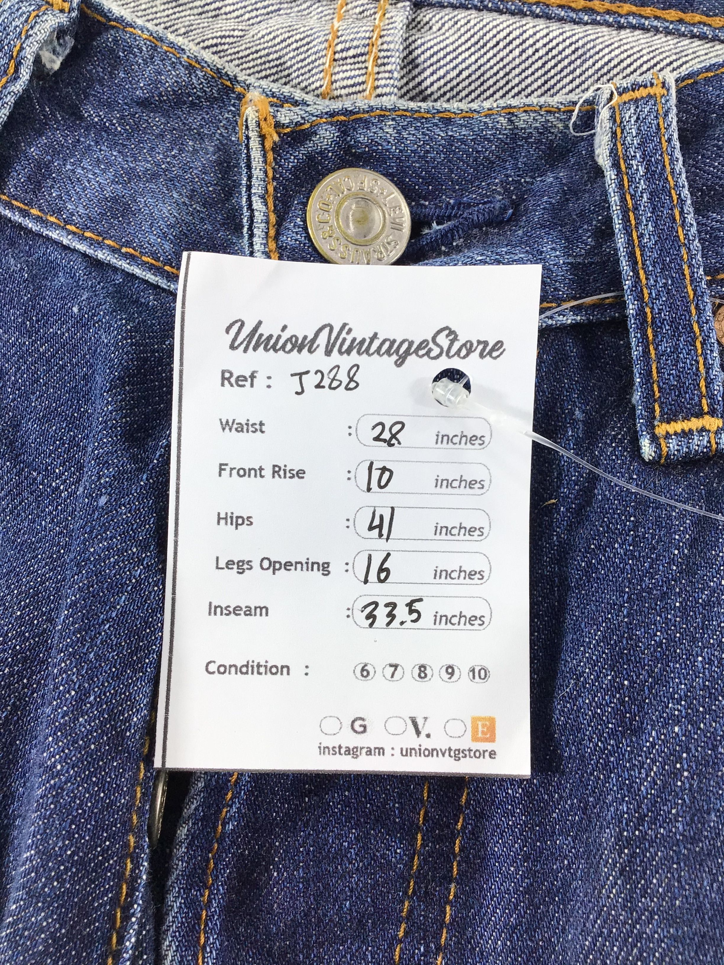 Levi's Vintage Levis 508 Jeans-J288 Size US 29 - 12 Thumbnail