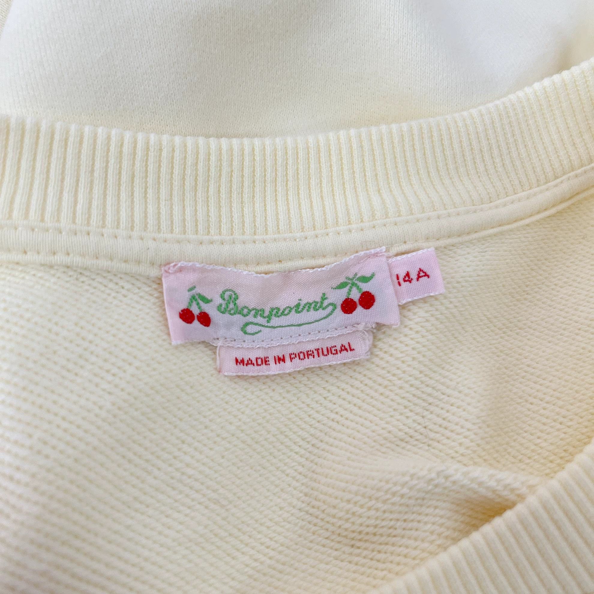 Other Bonpoint Yellow Sweatshirt 14A 6416 Size XS / US 0-2 / IT 36-38 - 7 Thumbnail