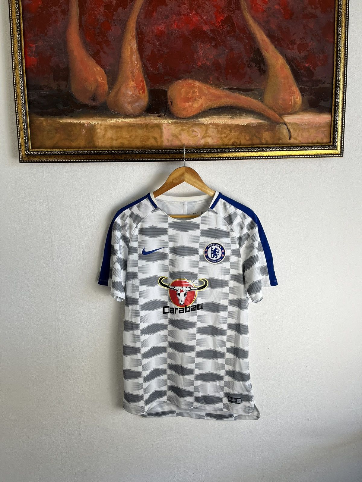 Nike NIKE FC CHELSEA LONDON 2017/2018 TRAINING SOCCER JERSEY Sz M Size US M / EU 48-50 / 2 - 1 Thumbnail