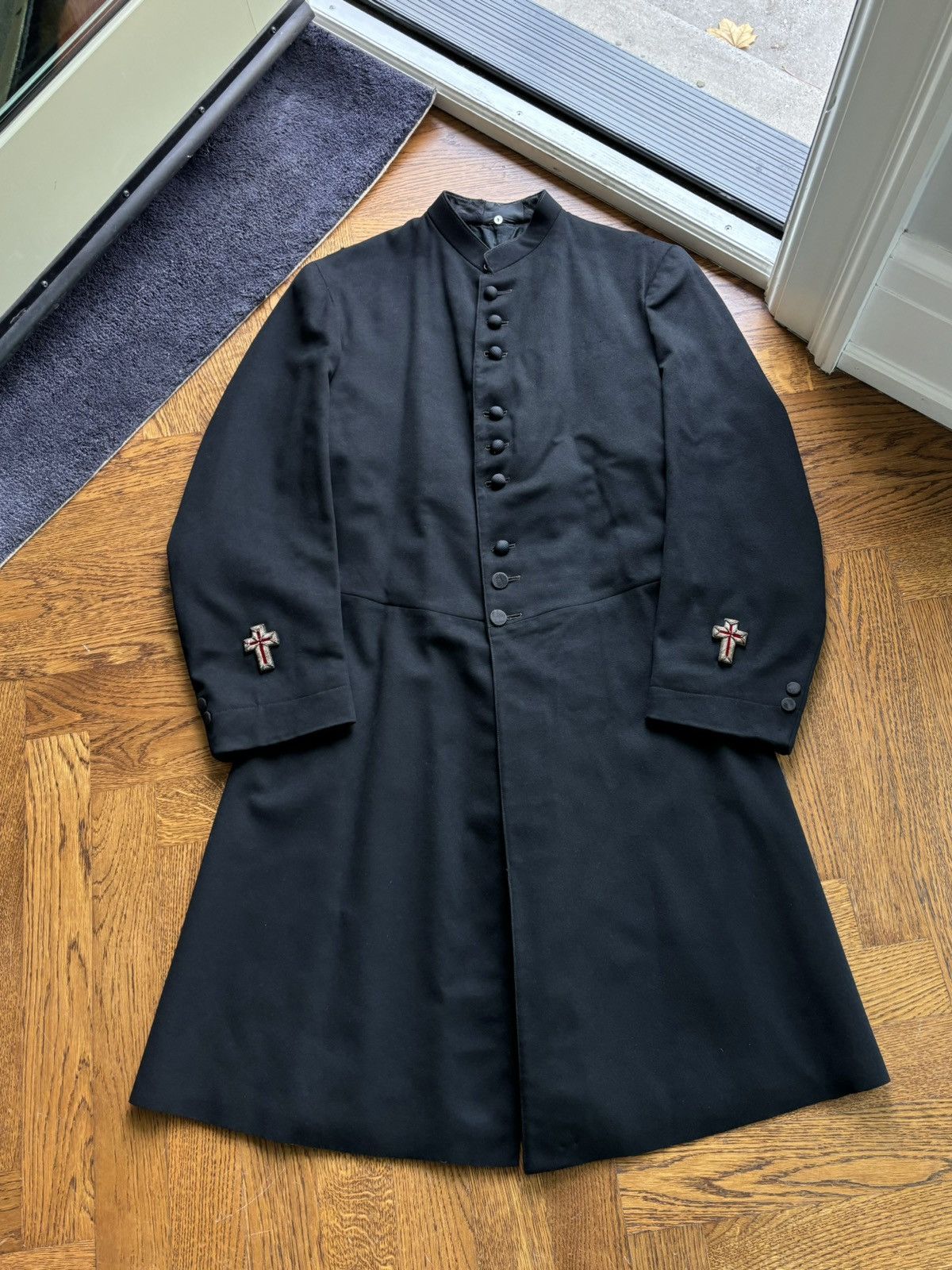 Other Antique Masonic Knights Templar Frock Coat Illuminati Jacket Size US S / EU 44-46 / 1 - 2 Thumbnail