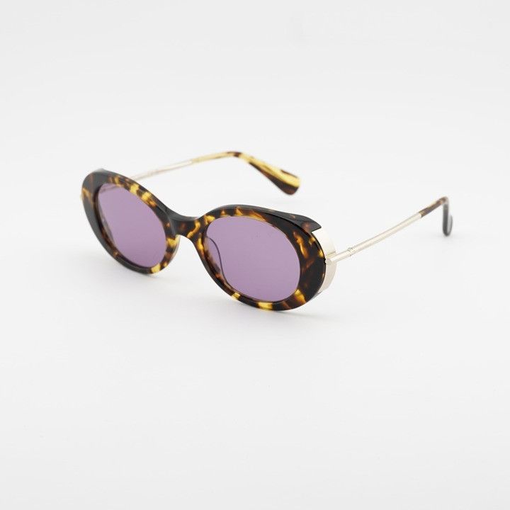 Max Mara Max Mara MALIBU10 MM0080 53Y Sunglasses Blonde Havana Oval Size ONE SIZE - 1 Thumbnail