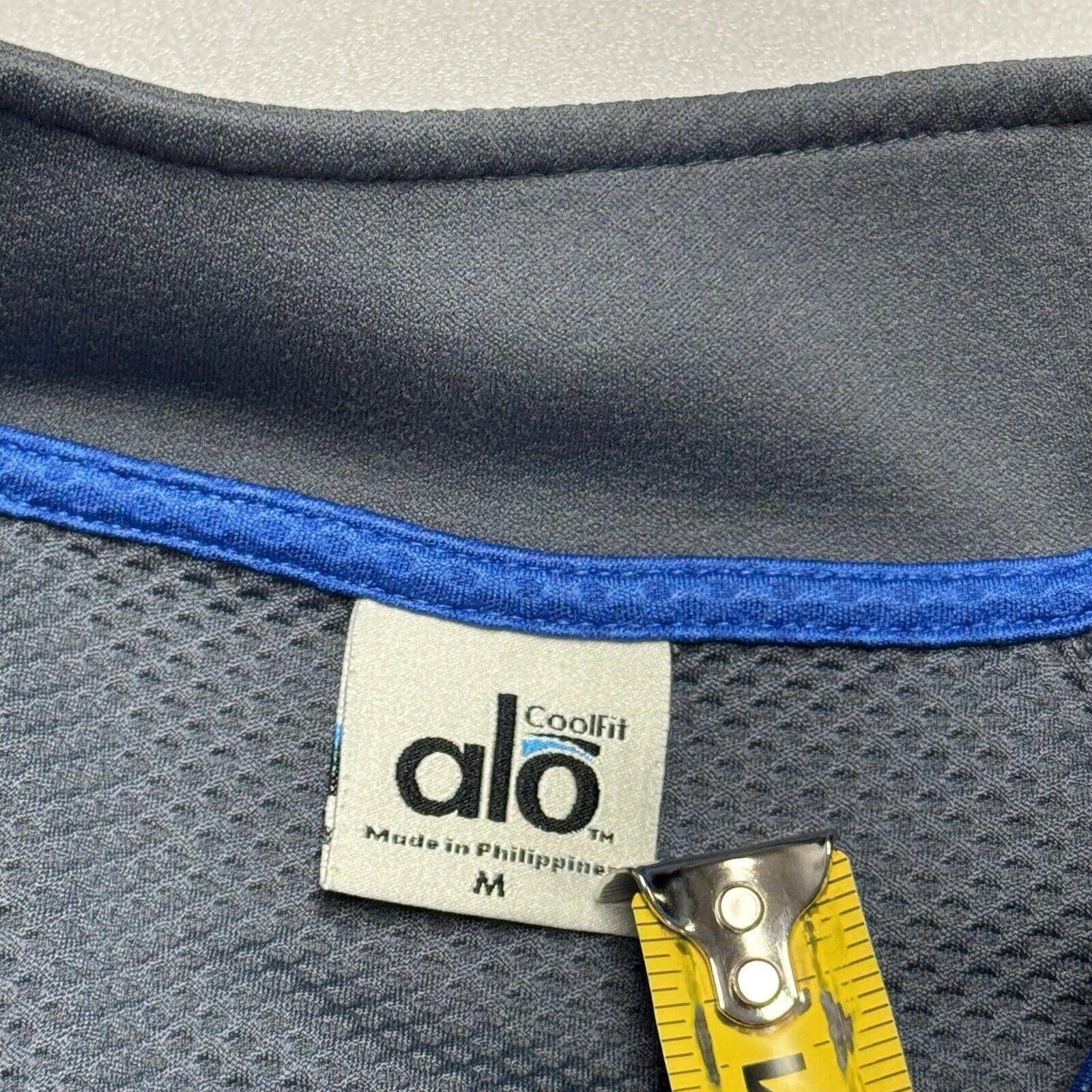 Alo Alo Cool Fit Jacket Adult Medium Gray 1/2 Zip Athletic Worko Size US M / EU 48-50 / 2 - 10 Thumbnail