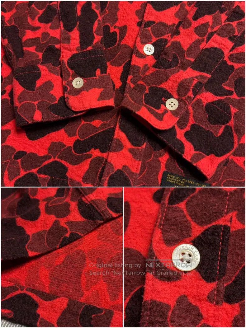 Wtaps Wtaps Red leopard print flannel long-sleeve shirt Size US XL / EU 56 / 4 - 7 Thumbnail