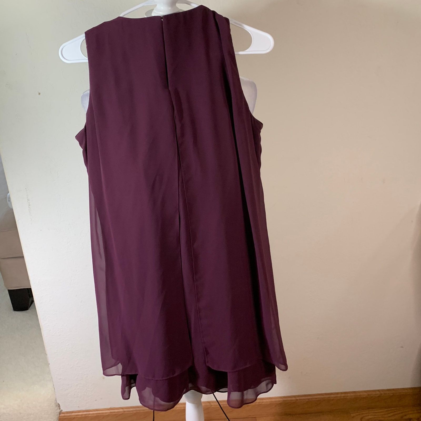 Other SLNY Purple Sleeveless Dress size 6P Size M / US 6-8 / IT 42-44 - 3 Thumbnail