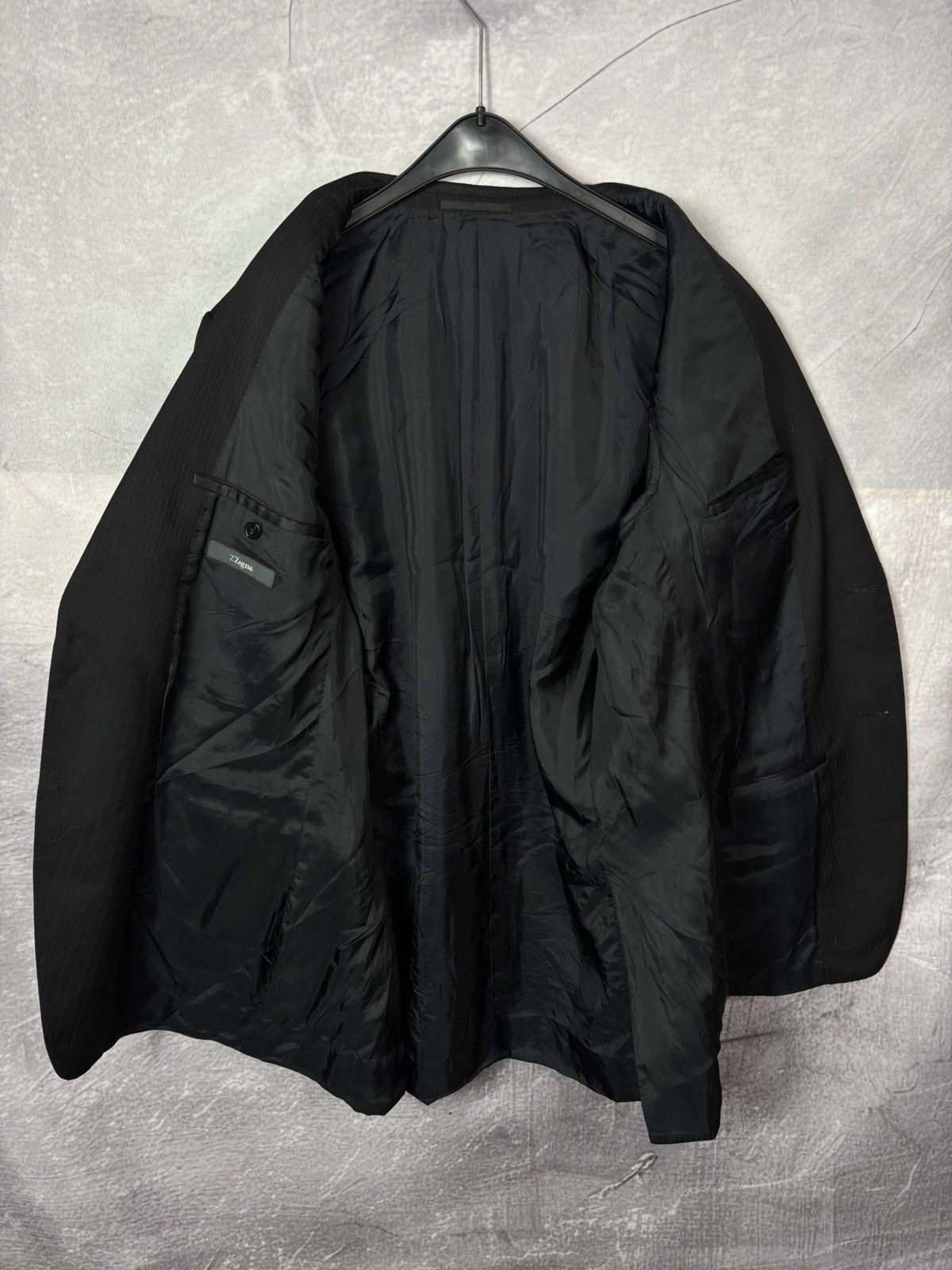 Z Zegna Z Zegna Wool Stripped Blazer Size 54L - 4 Thumbnail