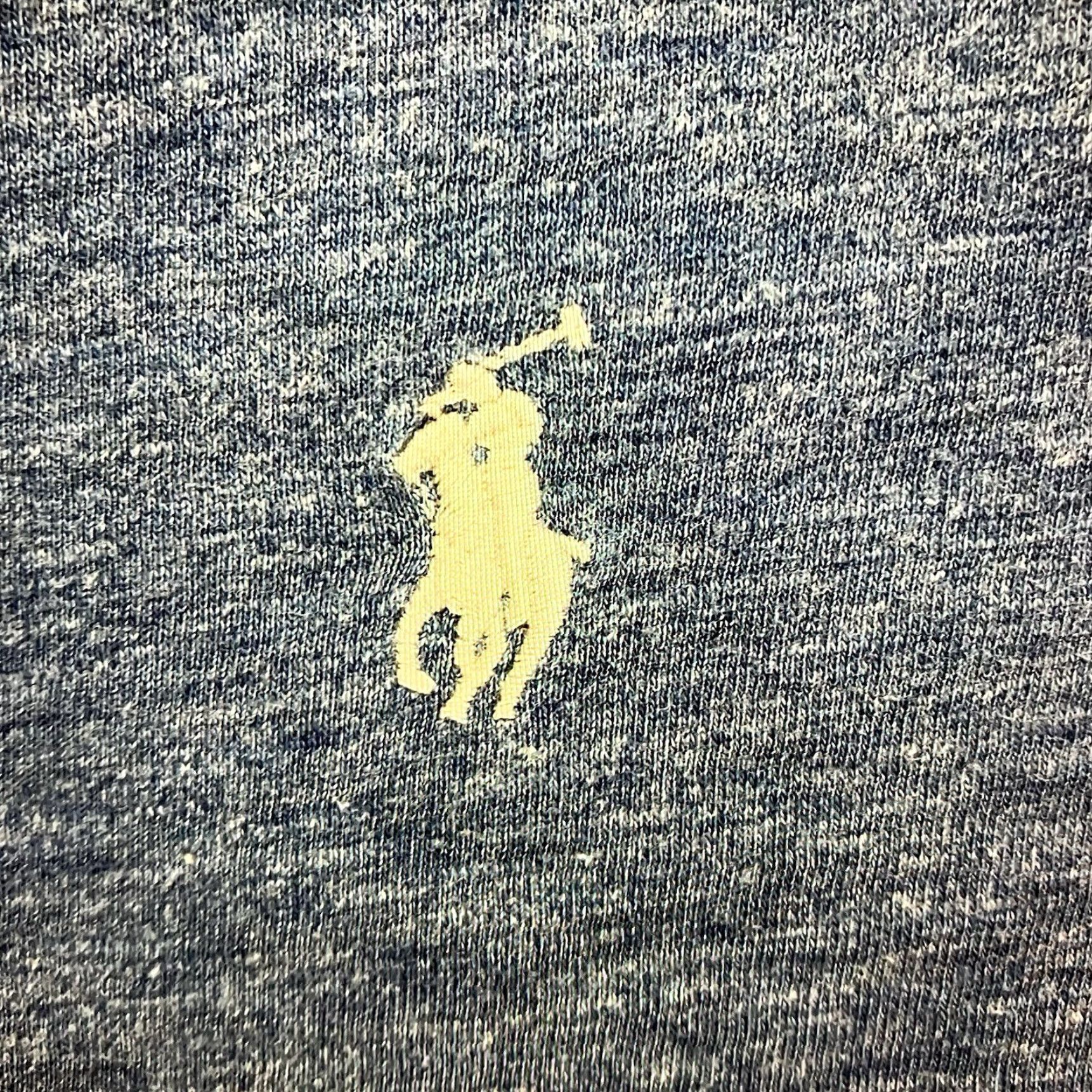 Ralph Lauren Men's Ralph Lauren Polo T-Shirt XL Crew Neck Light Marley Blue Cotton Short Sleeve Logo Classic Preppy All Seasons Size US XL / EU 56 / 4 - 4 Thumbnail
