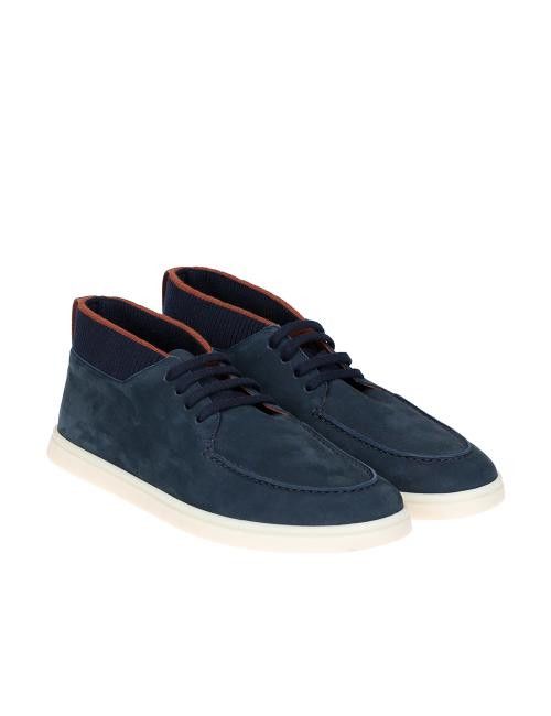 Loro Piana o1loc1c0126 Soho Ankle Boots in Blue Size US 9 / EU 42 - 2 Thumbnail