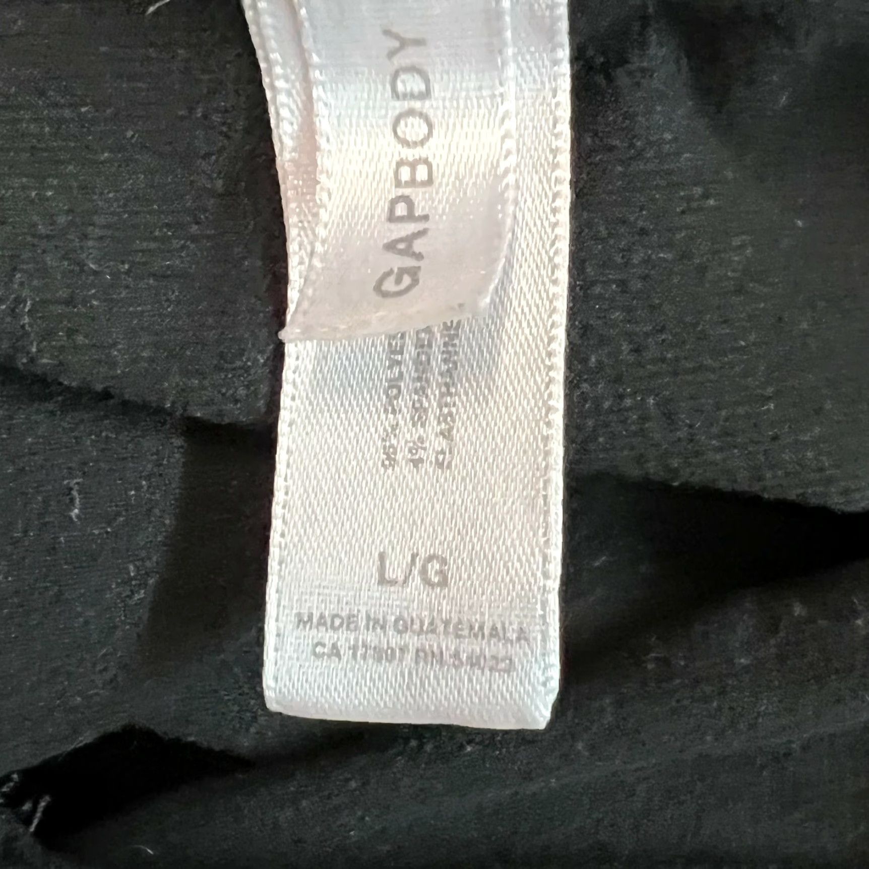 Vintage Gap Body Womens Hoodie Pullover Long Sleeve Fleece V Neck Black Size L Size L / US 10 / IT 46 - 5 Thumbnail