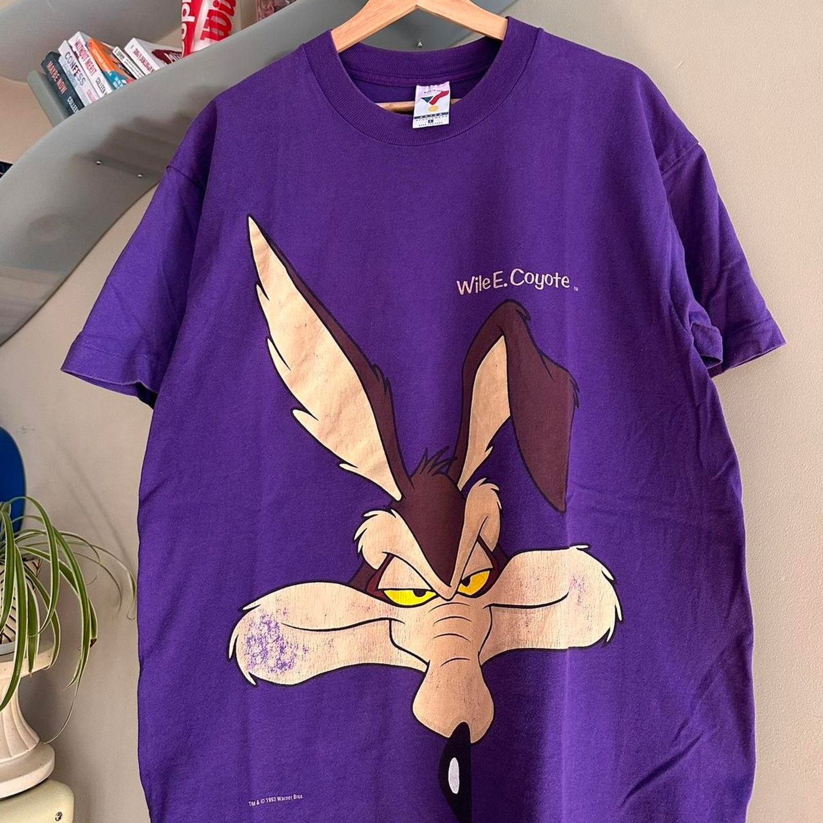 Cartoon Network × Vintage Vintage 1993 Wile E. Coyote Looney Tunes Shirt Size US L / EU 52-54 / 3 - 2 Thumbnail