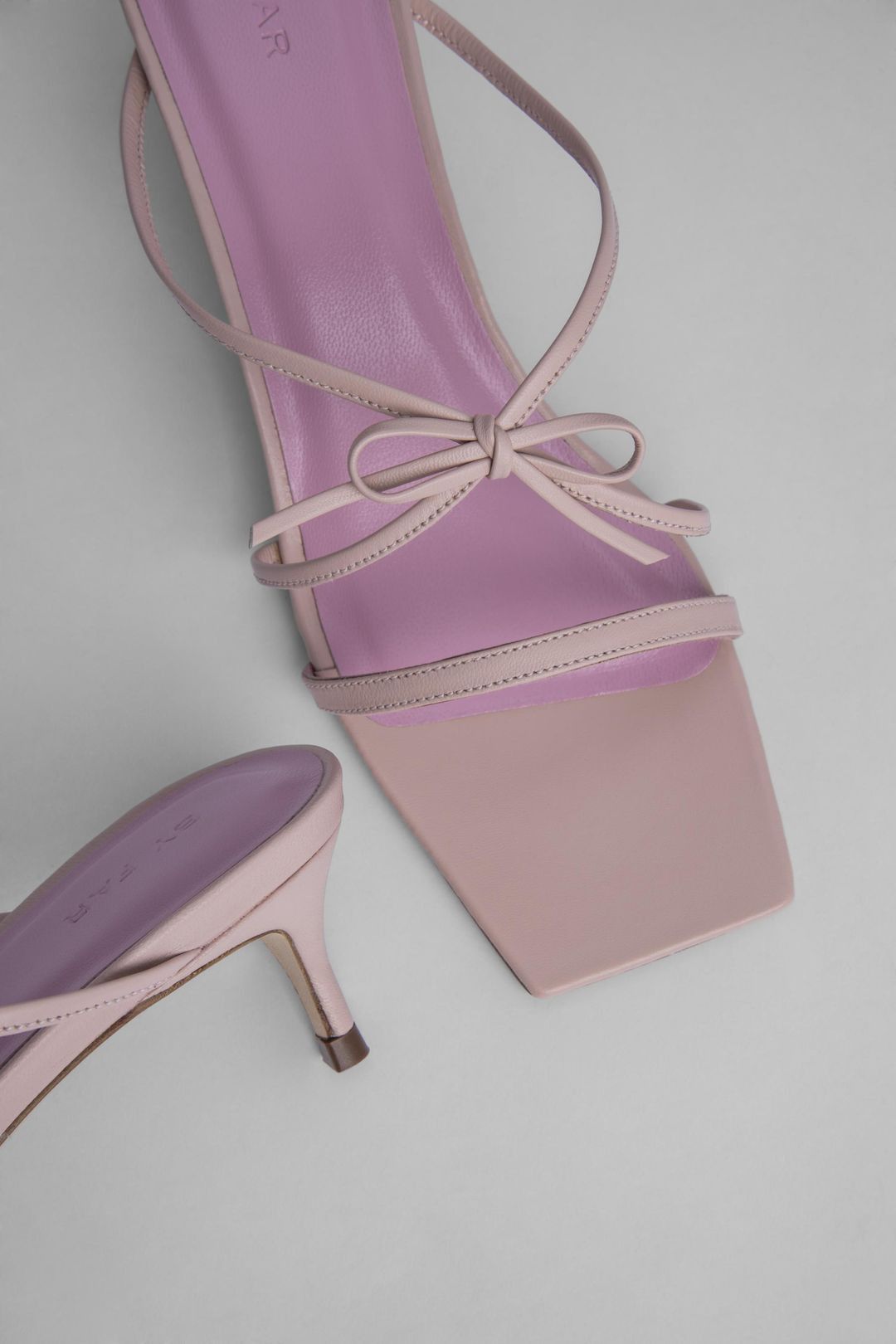 By Far o1mle1224 Blush Leather Mules in Pink Size US 8 / IT 38 - 4 Thumbnail
