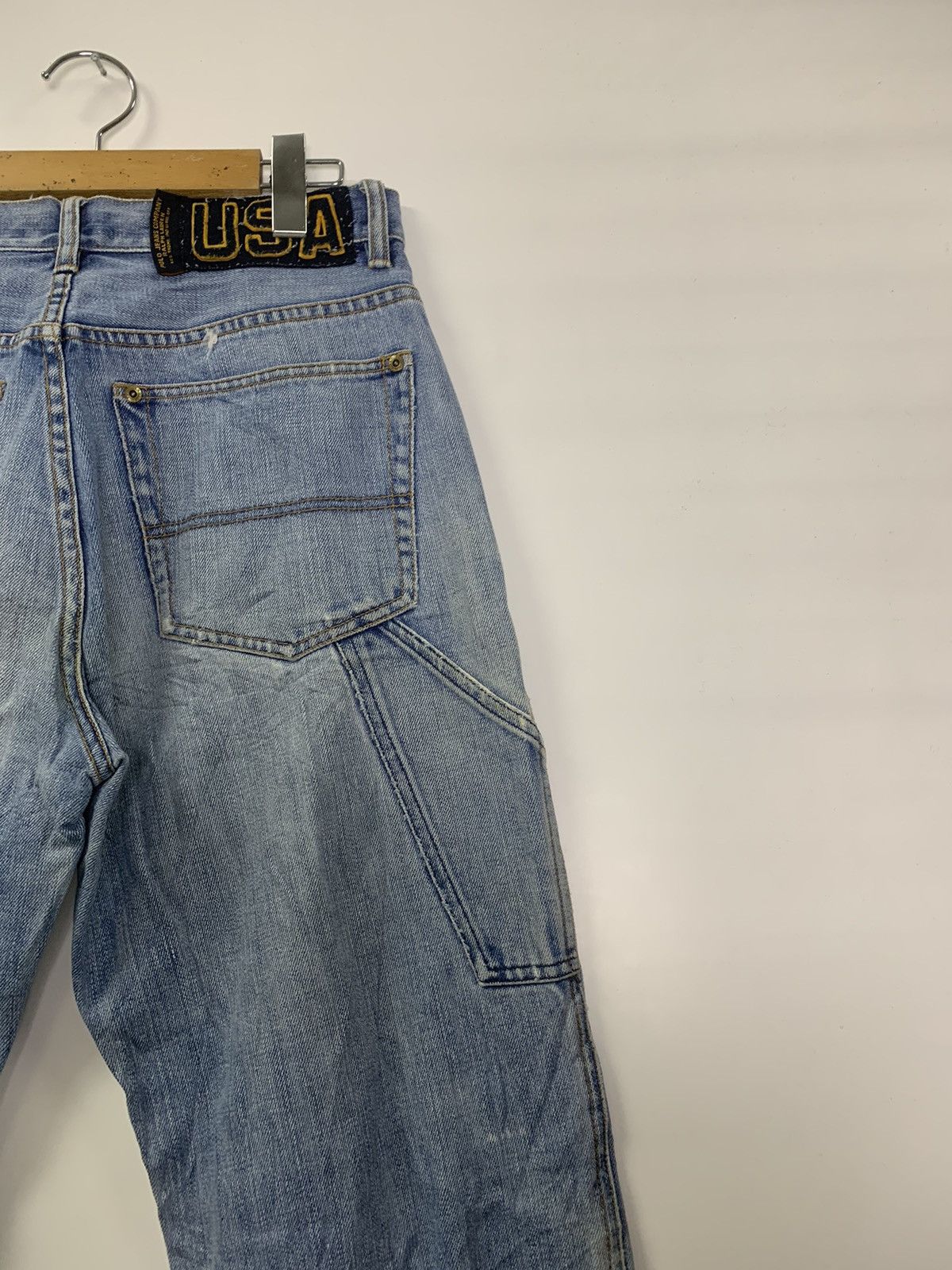 Vintage Vintage Polo RL distress jeans Size US 31 - 10 Thumbnail