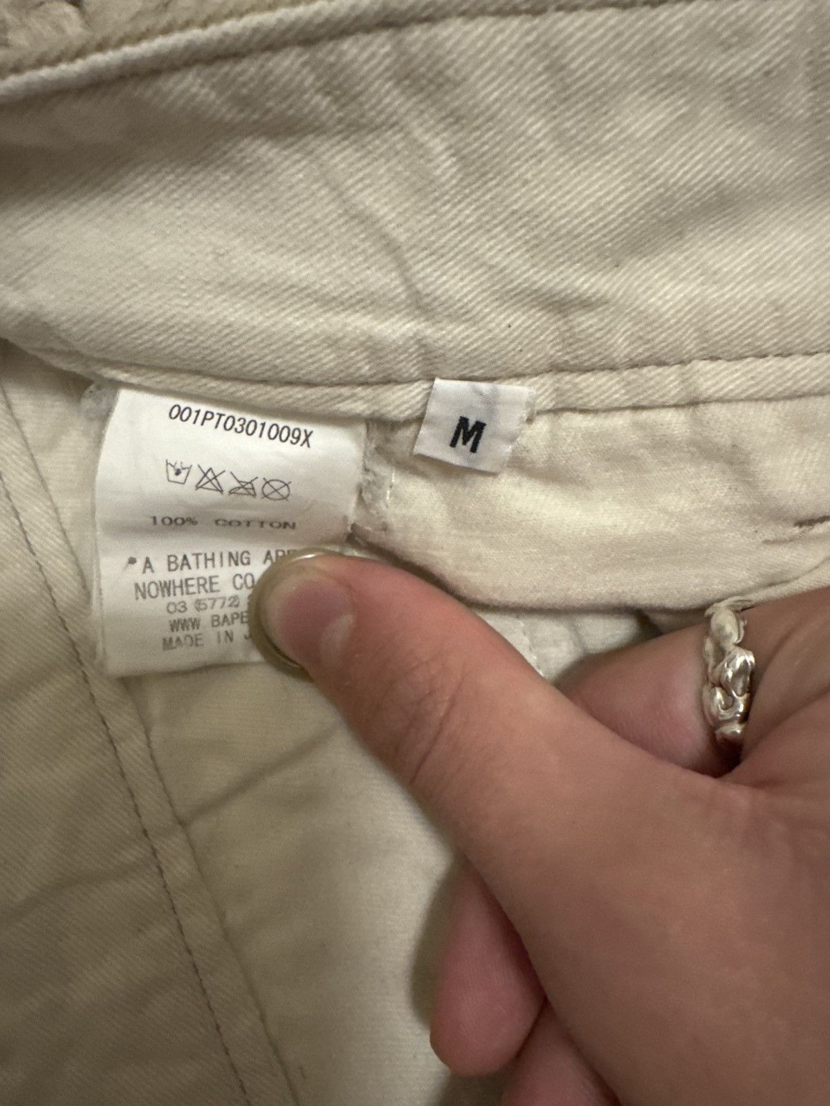 Bape Vintage bathing ape khaki pants Size US 30 / EU 46 - 2 Thumbnail