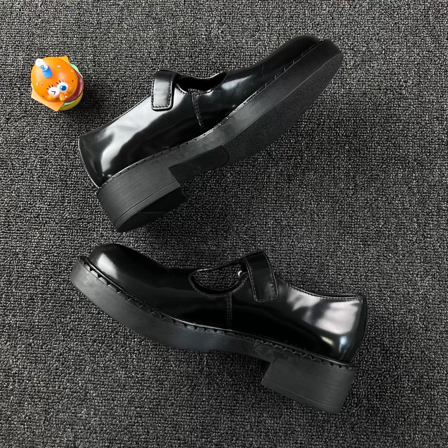Prada Prada Black Loafer 36.5 HB6254 metal buckle Size US 6 / IT 36 - 3 Thumbnail