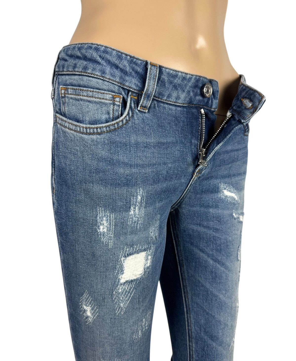 Dolce & Gabbana Dolce & Gabbana Blue Cropped Slim Jeans Stretch size 36 Size 25" / US 0 / IT 36 - 10 Thumbnail