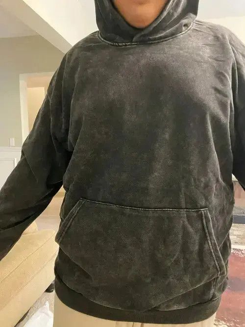 Designer × Japanese Brand Vintage Black Acid Wash Hoodie Size US L / EU 52-54 / 3 - 3 Thumbnail