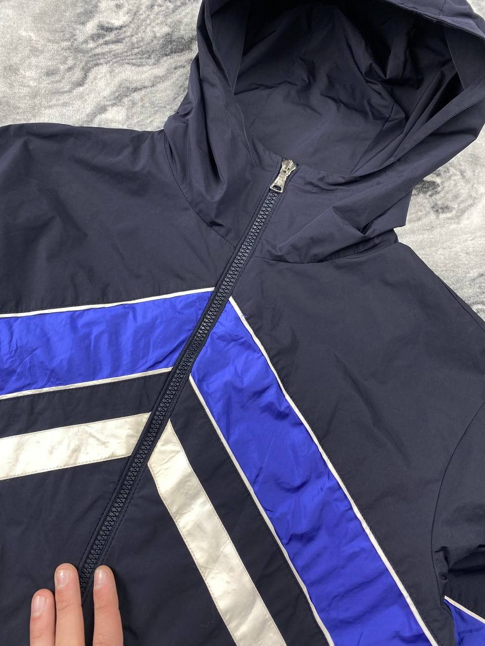 Moncler Moncler Tseren Giubbotto Nylon Jacket Kids Size 14A Blue Size US S / EU 44-46 / 1 - 4 Thumbnail