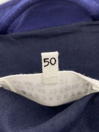 Maison Margiela Maison Margiela 19SS “8-Zig” Single Rider Jacket 50 Navy Size US M / EU 48-50 / 2 - 4 Thumbnail