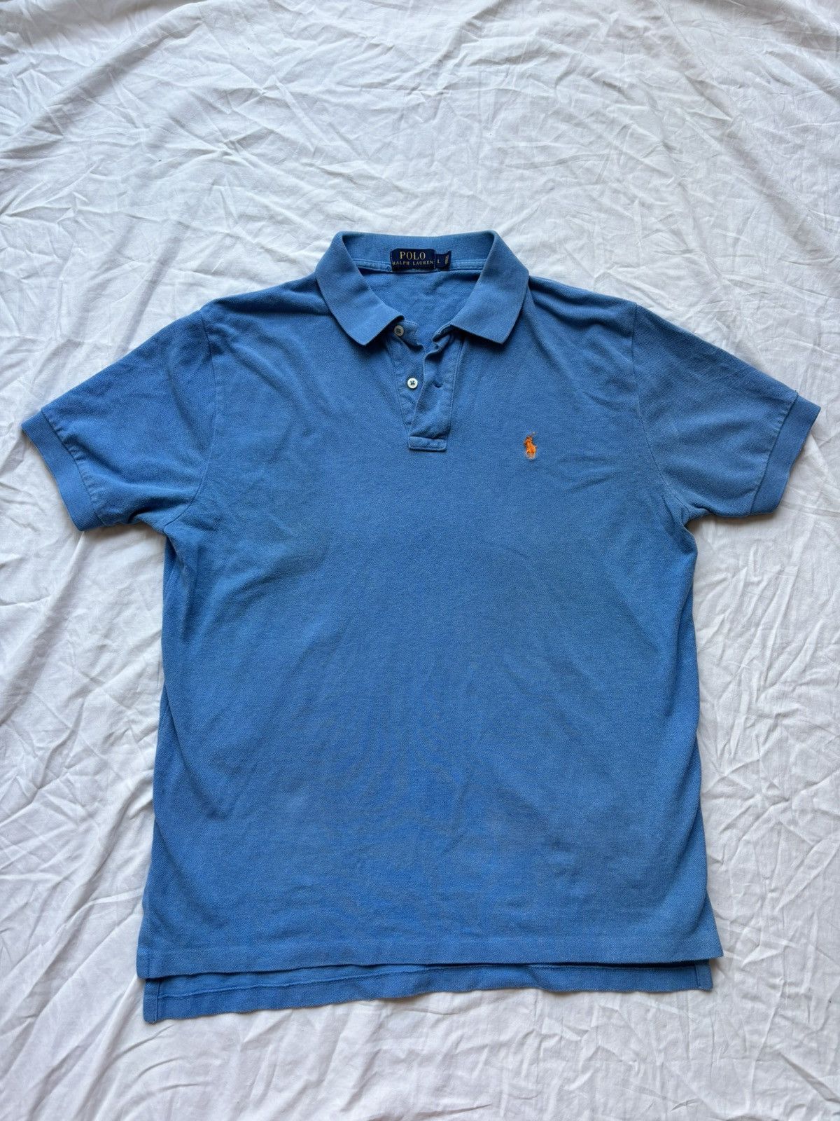 Polo Ralph Lauren Polo Ralph Lauren Sky Blue Classic Pony Polo Shirt Size US L / EU 52-54 / 3 - 1 Thumbnail