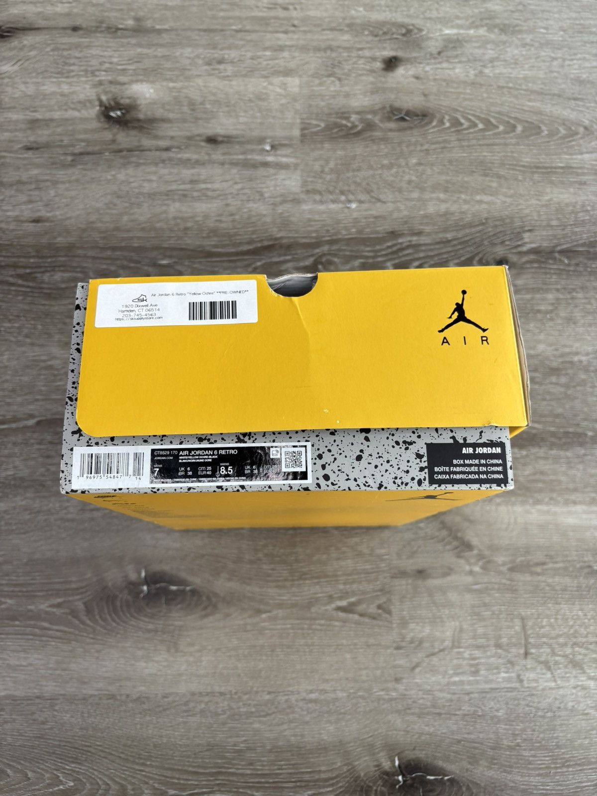 Jordan Brand Air Jordan 6 Retro “Yellow Ochre” **PRE-OWNED** Size US 7 / EU 40 - 8 Thumbnail