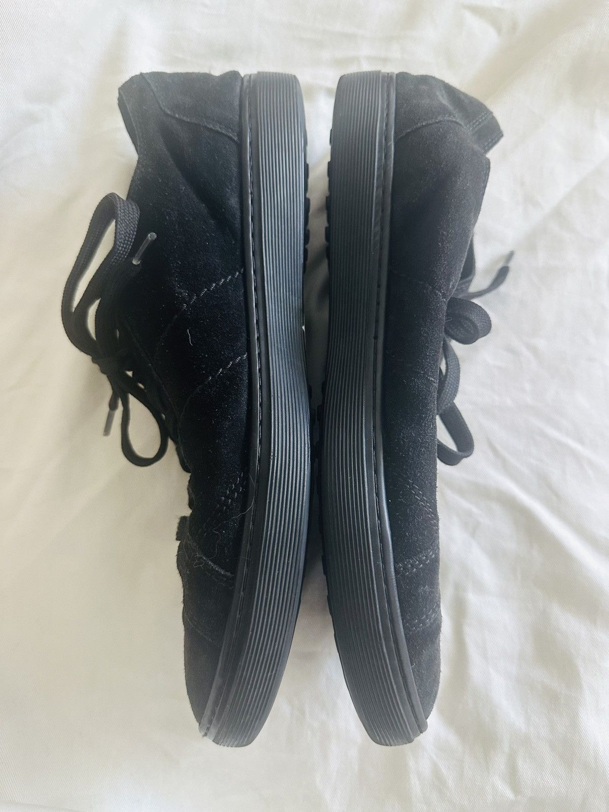 Tod's Tod’s Black Suede Lace-Up Sneakers Trainers Size US 7.5 / EU 40-41 - 2 Thumbnail