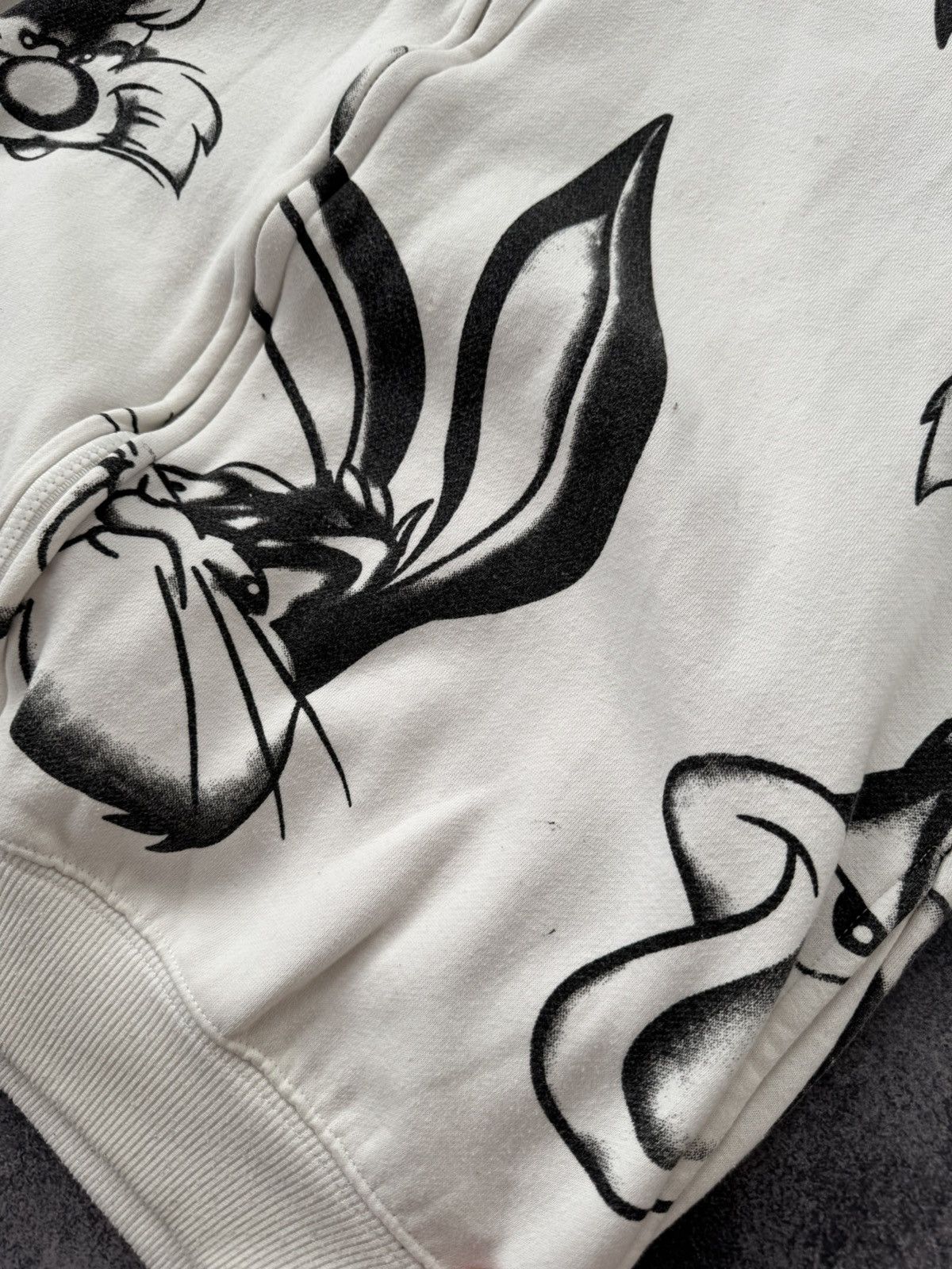 Warner Bros Vintage y2k Lot 29 Looney Tunes All Over Print Boxy Hoodie Size US L / EU 52-54 / 3 - 6 Thumbnail
