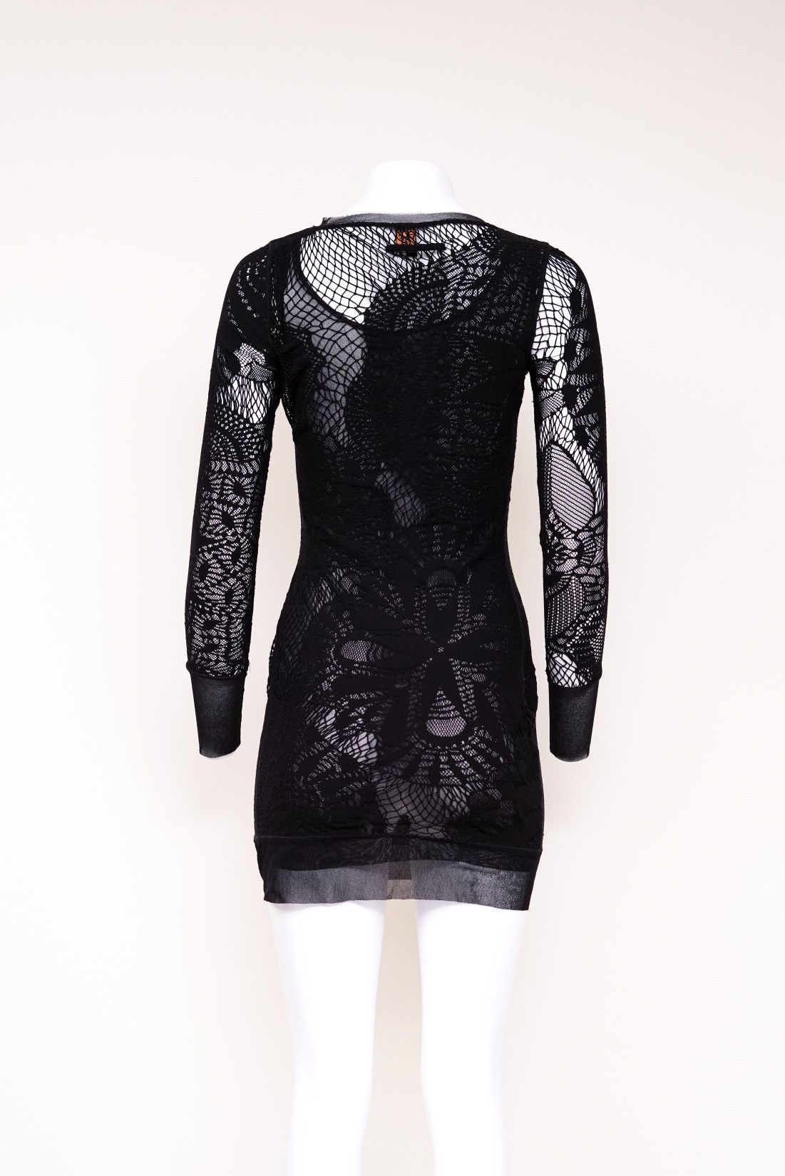 Jean Paul Gaultier Jean Paul Gaultier Black Soleil See-Through Mini Dress Size XS / US 0-2 / IT 36-38 - 5 Thumbnail