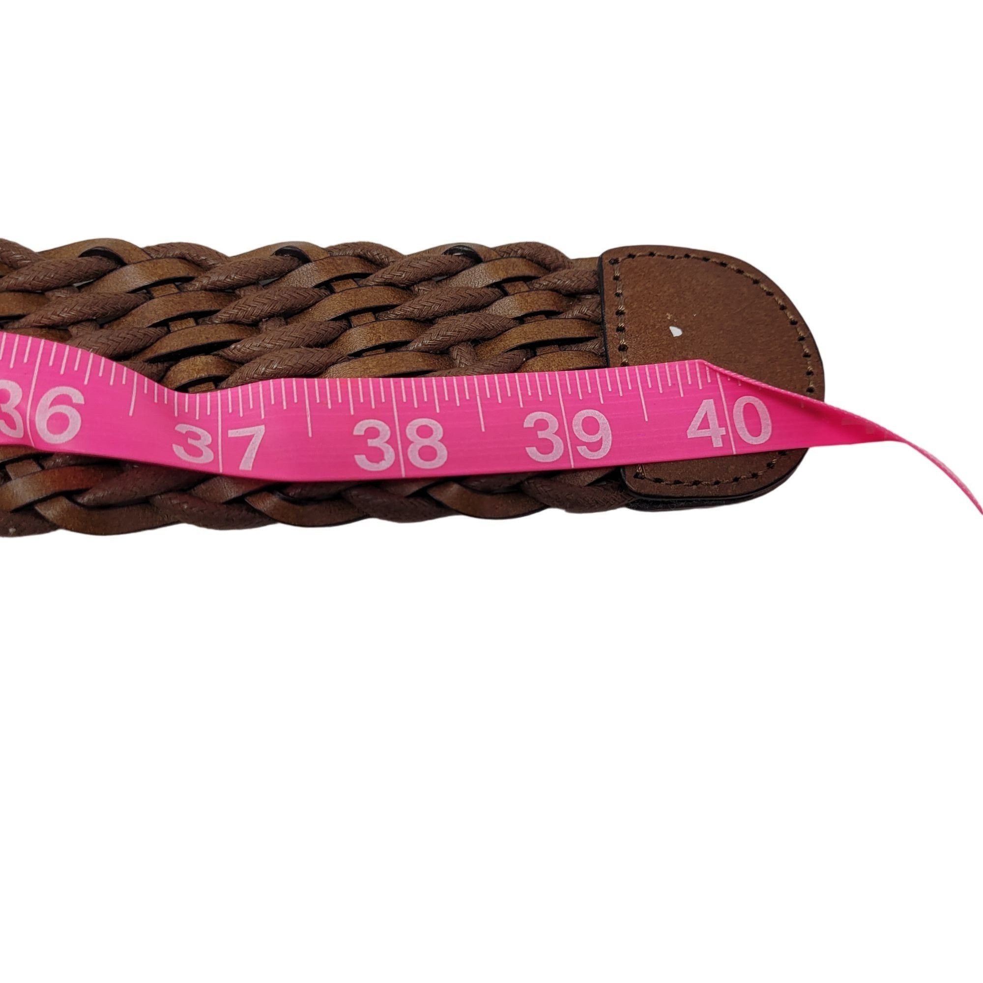 Vintage Vintage Braided Brown Belt 10 Unique Woven Braided Boho Cott Size ONE SIZE - 10 Thumbnail