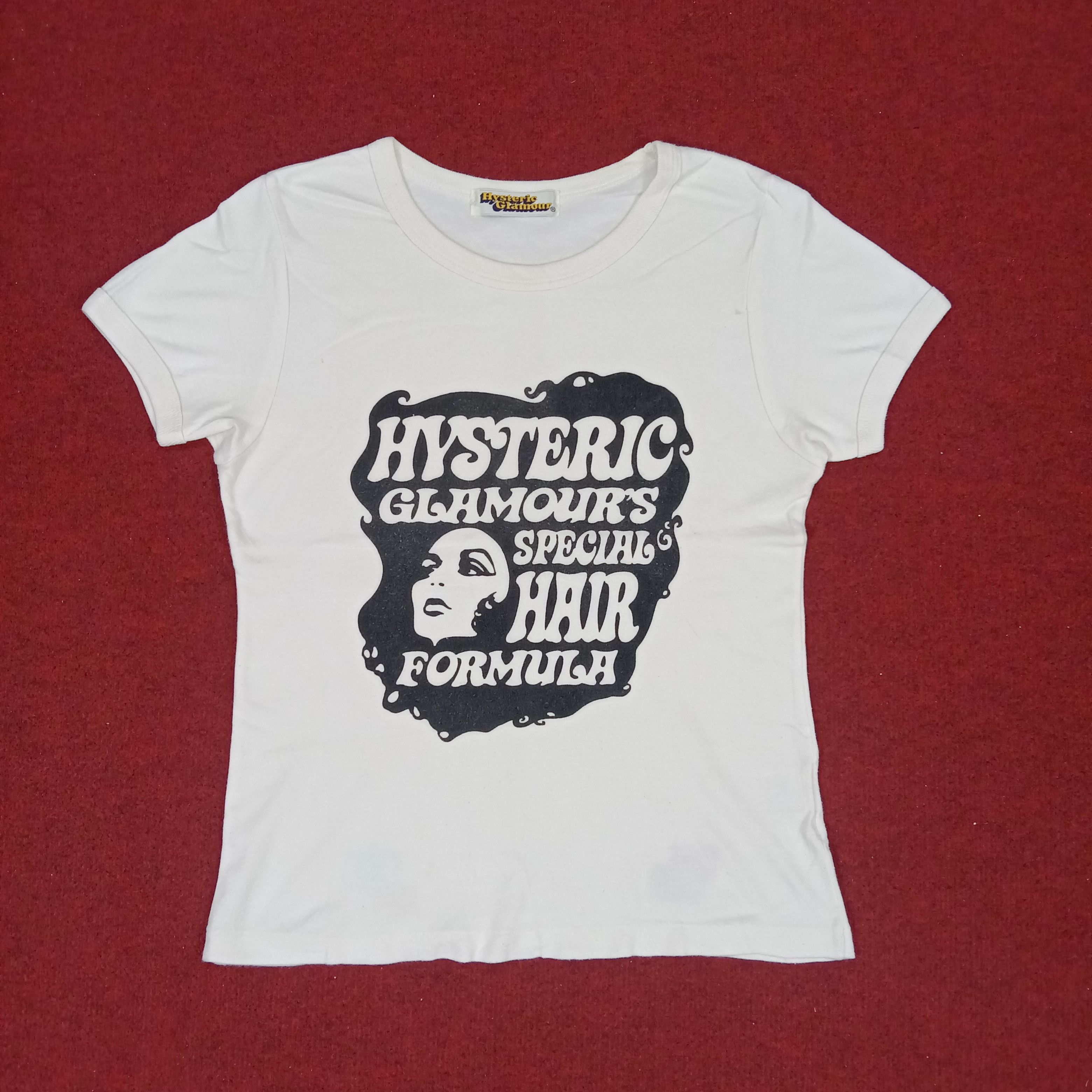 Hysteric Glamour Japanese Brand Center Design Vintage Tshirt