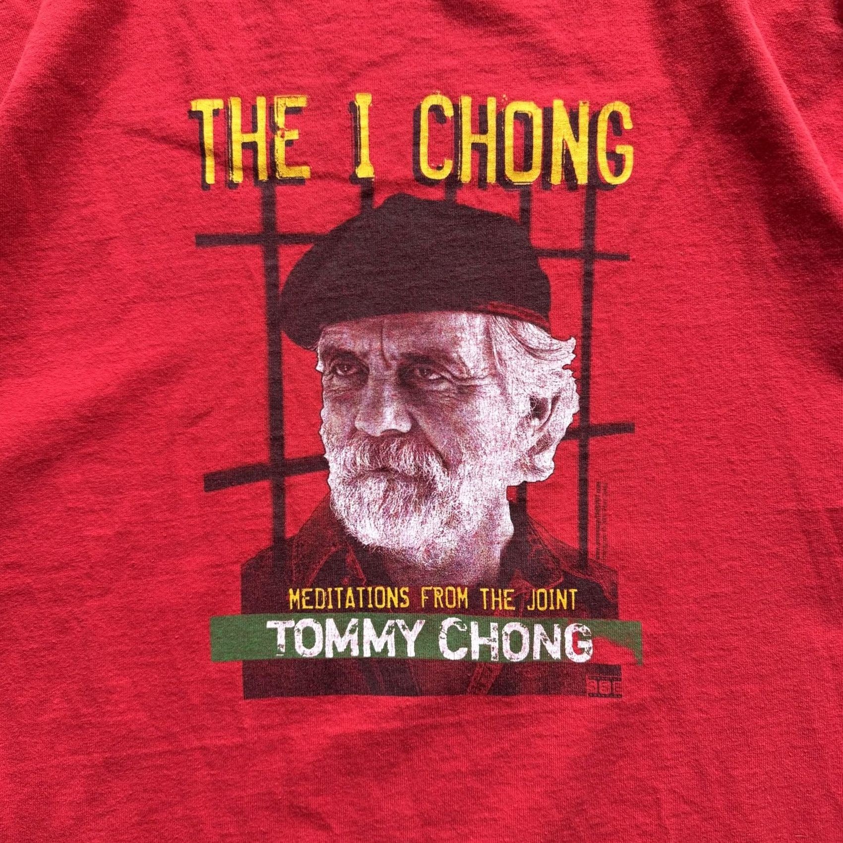 Vintage Y2K Tommy Chong Shirt Mens Large Red The I Chong 420 Graphic Tee Top Size US L / EU 52-54 / 3 - 4 Thumbnail
