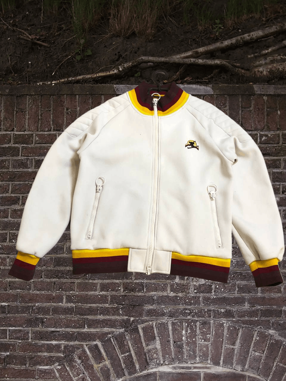 Nike Nike Vintage Bomber Jacket Zip Front Size US L / EU 52-54 / 3 - 1 Thumbnail