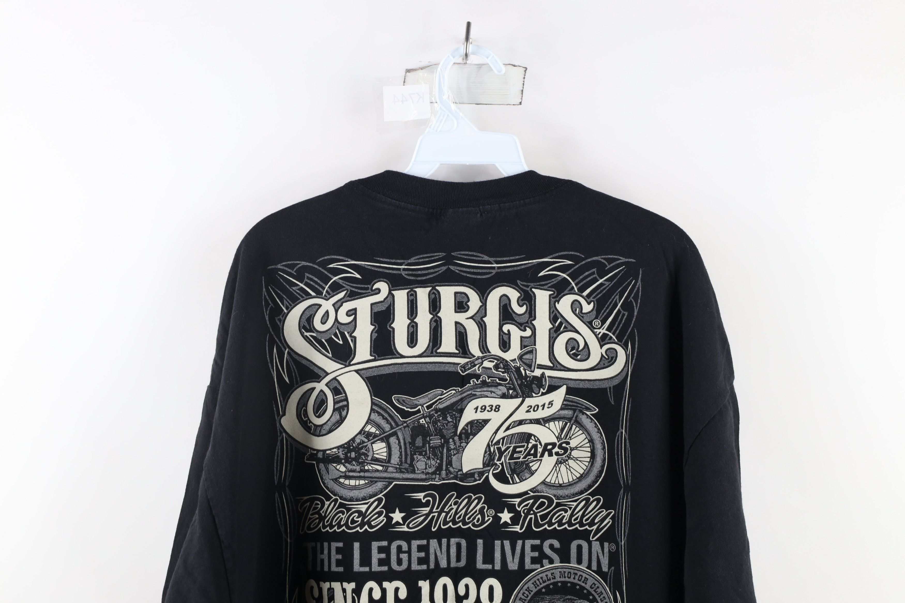 Vintage Vintage Y2K Streetwear Black Hills Rally T-Shirt Black Size US XXL / EU 58 / 5 - 12 Thumbnail
