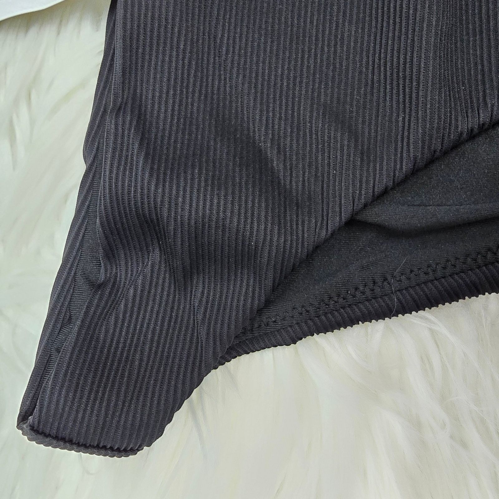J.Crew NWT J. Crew Ribbed high-rise cheeky bikini bottom Sz S BE808 Size ONE SIZE - 6 Thumbnail