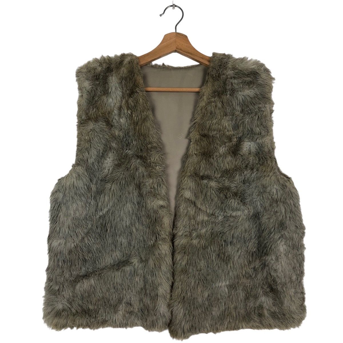 Japanese Brand Vintage Mohair Mink Fur Vest Tank Top Mare Monte Japan Made Size US M / EU 48-50 / 2 - 2 Thumbnail